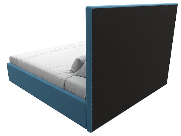 Кровать интерьерная Афродита 180 Рогожка голубой - Вид 5