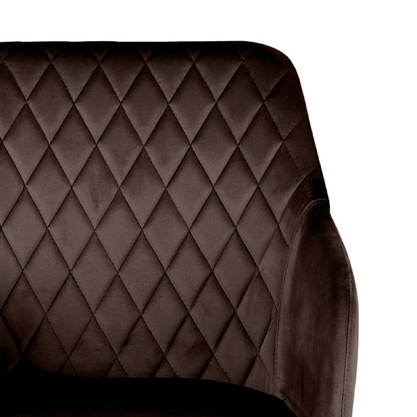 Комплект кресел поворотных Барли, Confetti coffee/белый, 2 шт. - Вид 9