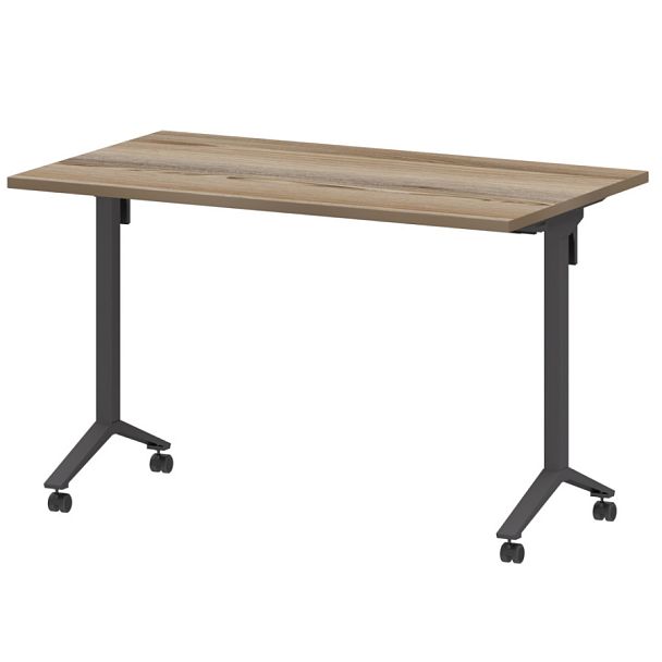 Стол мобильный складной МБ25-120.70 Дуб сафари/Антрацит 1200x700x750 Моби - Вид 1