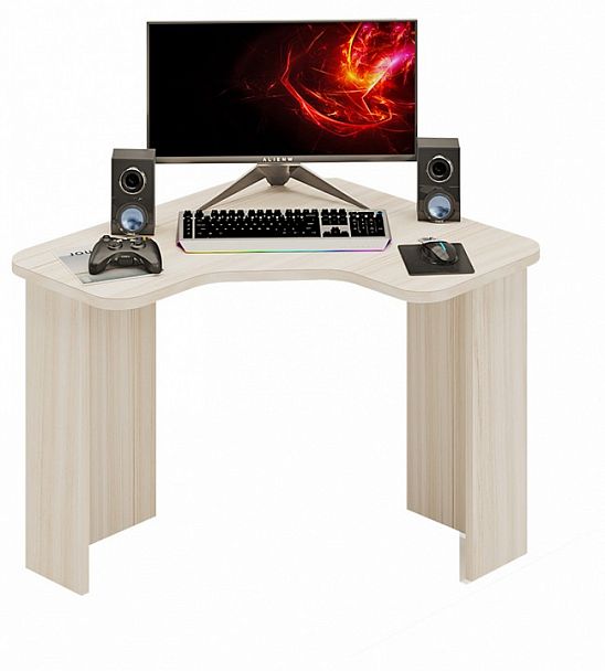 Стол офисный Домино Lite СКЛ-ИгрУгл100 Карамель - Вид 2