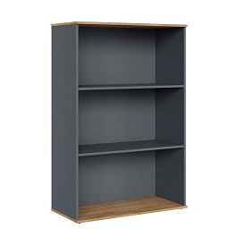 Стеллаж средний Zion Light 90x42x135 дуб крафт золотой - Фото предпросмотра