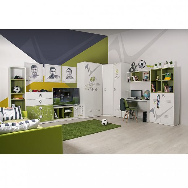 Шкаф угловой Ш4 "Румер-футбол" - Вид 2