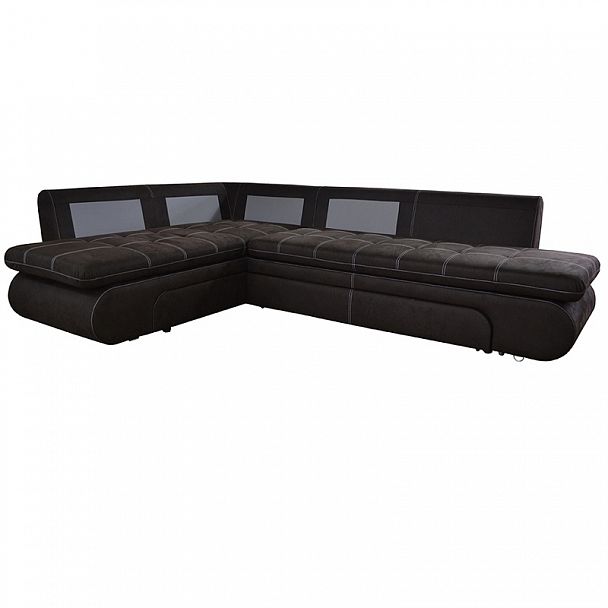 Угловой диван "Неаполь" кожа - Вид 3