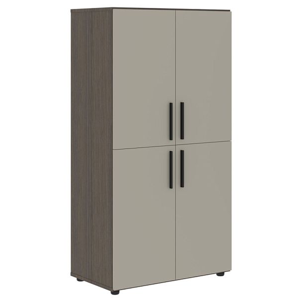 Шкаф средний широкий VMCS 80.4 Аметист/Дуб Сильвер 800х430х1517 VELION - Вид 1