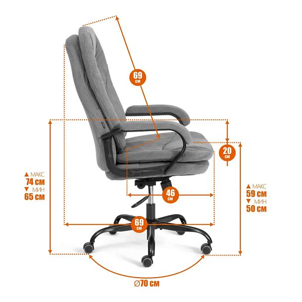 Кресло Комфорт Люкс/Comfort Lux (22), ткань, светло-коричневый - Вид 18