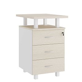 Тумба приставная Tess 44,9x60x75 дуб шамони светлый - Фото предпросмотра