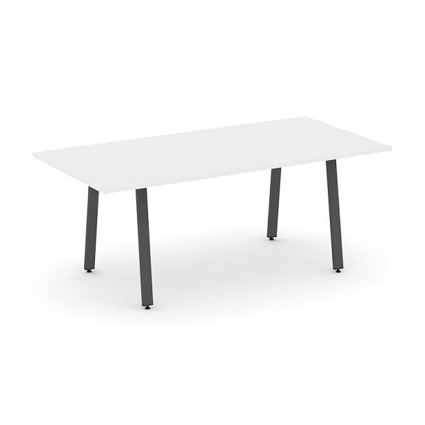 Style Project Direct Direct Стол переговорный SN-6A.SPRG-198.3 Белый/Металл Антрацит 1980*980*750 - Вид 1