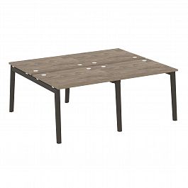 Рабочая станция "Onix wood" OW.D.RS-4.1.8 тиквуд темный/дуб темный - Фото предпросмотра