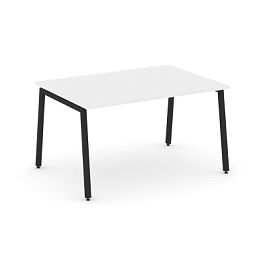 Стайл Проджект Стол переговорный SN-4A.SPRG-003.3 Белый/Металл Черный 1380*980*750 - Фото предпросмотра