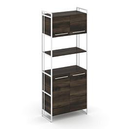 Rift Шкаф 5 ниш широкий RF.SS-53 Дуб Мали/Металл Белый 798*396*2010 - Фото предпросмотра