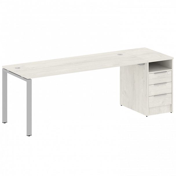 Рабочая станция "Metal System" БП.РС-СТП -1.5 дуб наварра/серый - Вид 1