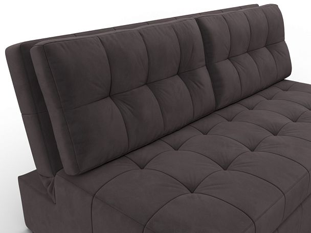 Диван прямой Лига-107 (160) Велюр коричневый - Вид 4