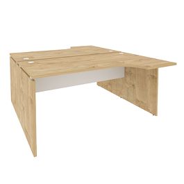 Onix Рабочая станция O.D.SA-1 Тиквуд светлый/Белый бриллиант 1580*1995*750 (1475/460) - Фото предпросмотра