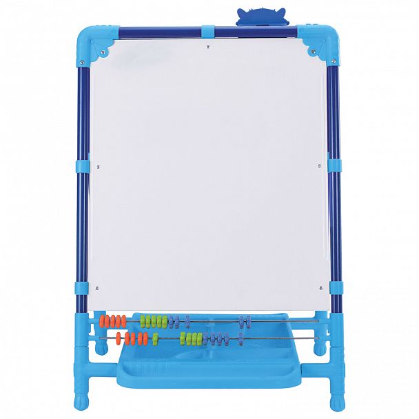 Мольберт растущий для мела/магнитно-маркерный, 53х46 см, BRAUBERG "NIKA KIDS", синий, 238049 - Вид 9