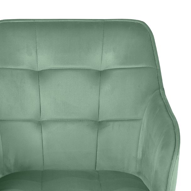 Комплект кресел поворотных Мони, Confetti aquamarine/белый, 4 шт. - Вид 9