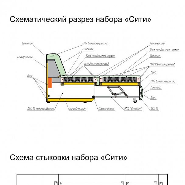 Угловой диван "Сити" - Вид 4
