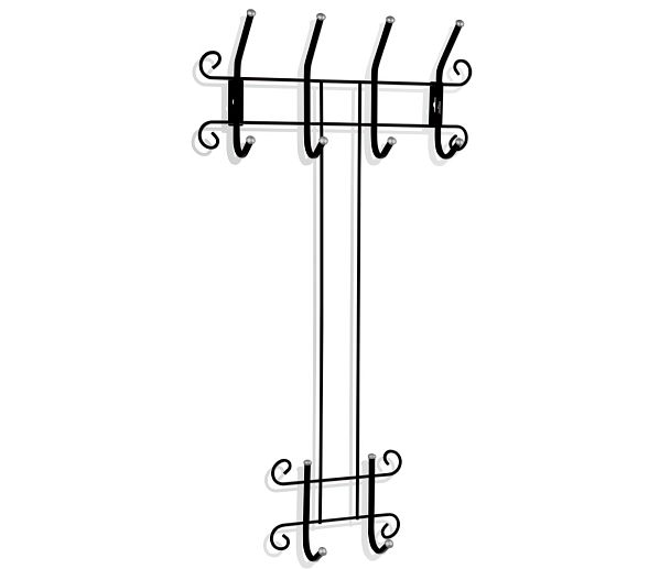 Вешалка Sheffilton Грация 780 черный/серый - Вид 2