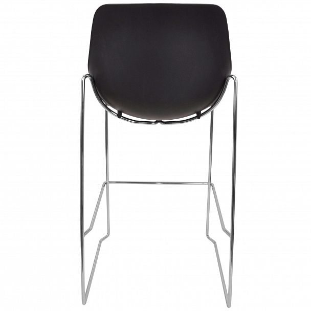 Стул Q5 (пруток, барный), черный - Вид 3
