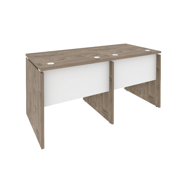 Onix Рабочая станция O.RS-2.0.7 Тиквуд темный/Белый бриллиант 1560*720*750 - Вид 1