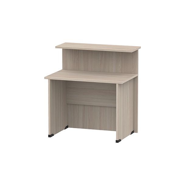 Стойка ресепшн прямая СР-100/60 ясень шимо светлый - Вид 2