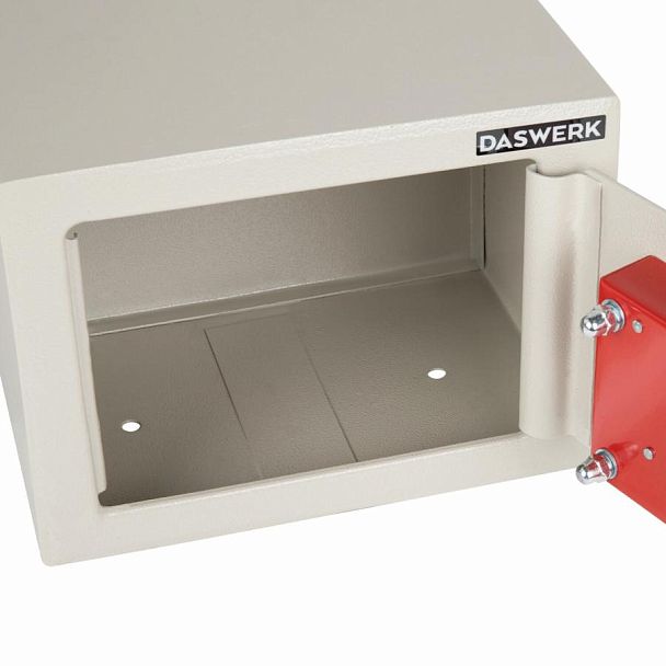 Сейф мебельный DASWERK SC-170KL (170х230х170 мм), ключевой замок, бежевый, 291339 - Вид 10