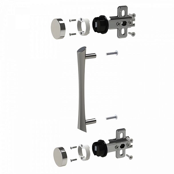 Фурнитура для двери стеклянной "Монолит", "Канц Микс", ФС02 - Вид 1