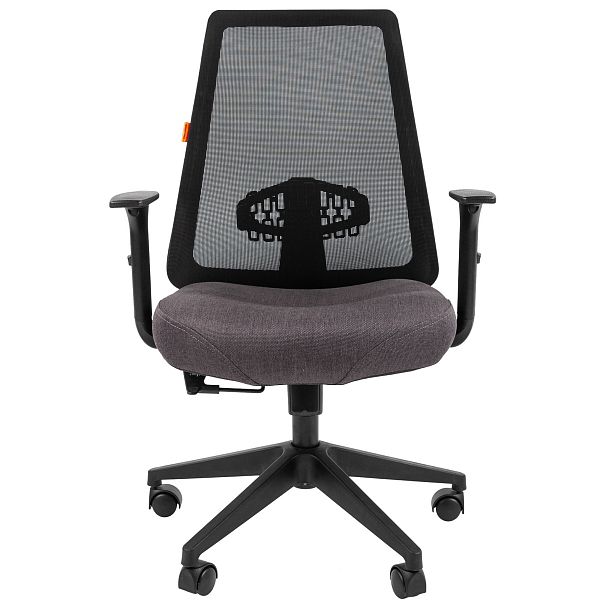Офисное кресло CHAIRMAN 535 LT, ткань/сетка, черный/серый - Вид 8