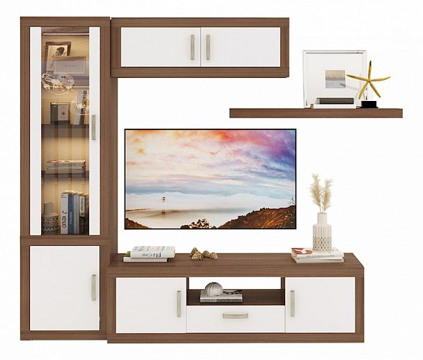 Набор для гостиной Toivo ГСТ 7 Белый/Шамони - Вид 1