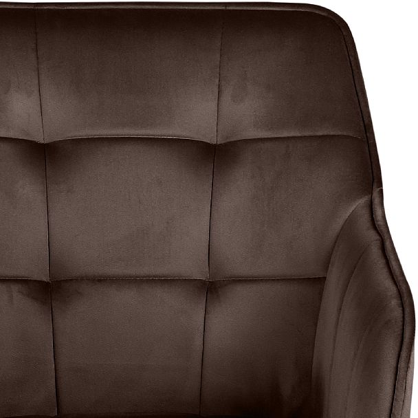 Комплект барных поворотных кресел Мони К, Confetti coffee/белый, 2 шт. - Вид 8