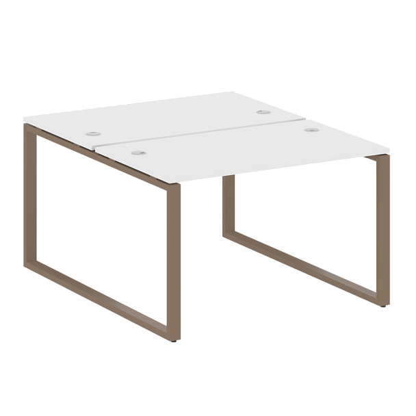 Metal System Р. ст. на О-образном м/к БО.РАС-СП-2.2 Белый/Мокко металл 1200*1475*750 - Вид 1