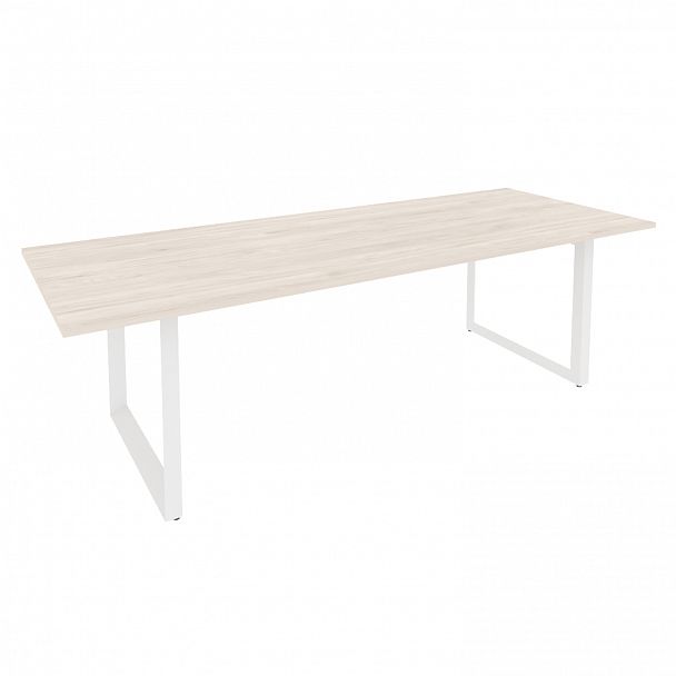 Стол переговорный "Onix direct" O.MO-PRG-25 денвер светлый/белый - Вид 1