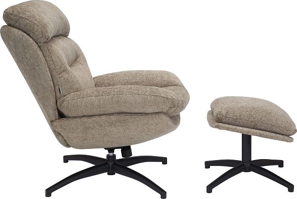 Кресло мягкое Everprof Kiwi (Киви) Ткань Бежевый - Вид 3