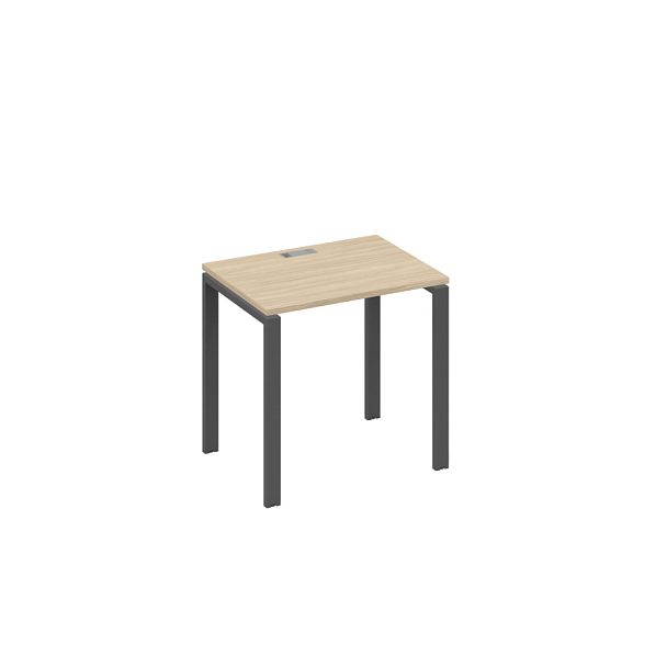 Стол письменный на металлокаркасе UNO A4 А4 Б1 001 БП дуб скандинавский / металлокаркас антрацит - Вид 1