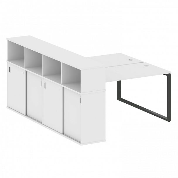 Рабочая станция "Metal System" БО.РС-СШК-4.3 белый/антрацит - Вид 1