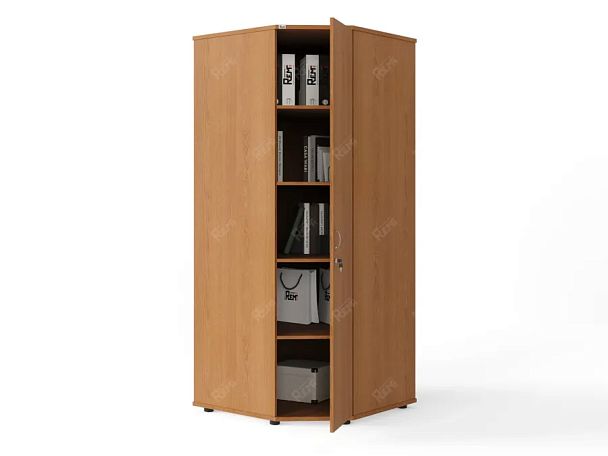 ЛАЙТ / LIGHT RLG054-8x8 Угловой шкаф 80x80x183 Вишня - Вид 2