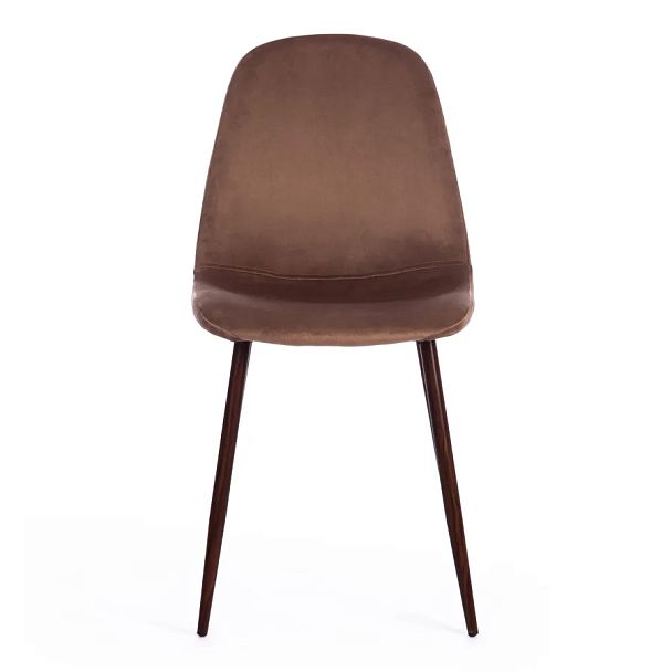 Стул Бриз/Breeze (мод.4724), Велюр/металл, Brown (коричневый) HLR11 / орех - Вид 5