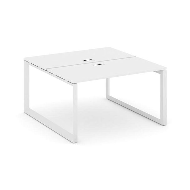 Style Project Next Рабочая станция двухсторонняя SN-59O.DRS-002 Белый/Металл Белый/Белый Заглушка 1180*1232*750 - Вид 1