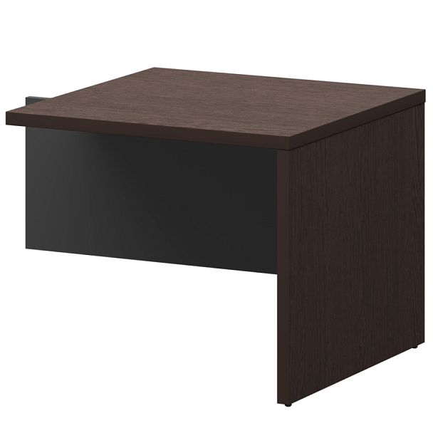 Бриф-приставка KZB-09 Дуб венге/Графит 900x900x750 Кортез - Вид 1