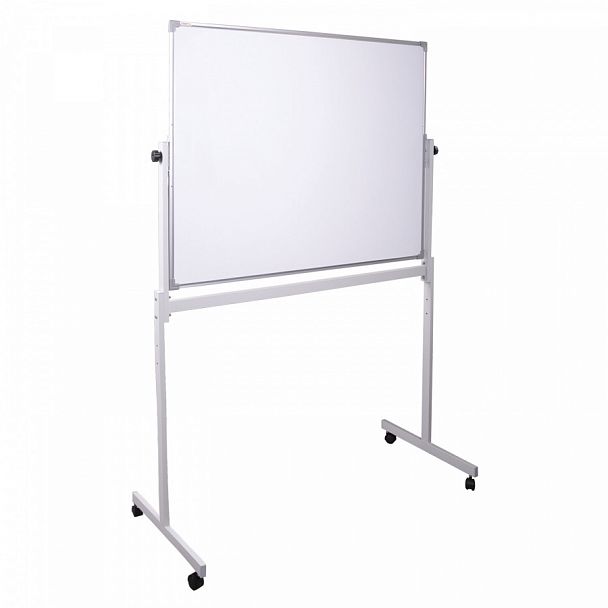 Доска магнитно-маркерная НА СТЕНДЕ 90х120 см, 2-сторонняя, STAFF ECO, 238143 - Вид 1