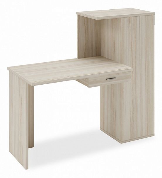 Стол письменный Домино Lite СКЛ-ПРЯМ100+ШК Карамель/Шамони - Вид 1