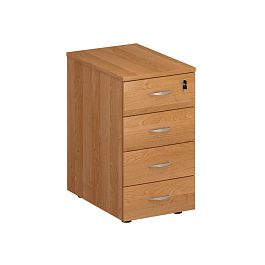 Тумба приставная для компактных столов 4-ящичная с замком Формула ФР 207 ольха европейская - Фото предпросмотра