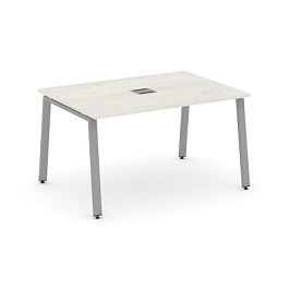 Стайл Проджект Стол переговорный SN-6A.SPRG-001 Дуб Наварра/Металл Серый 980*980*750 - Фото предпросмотра