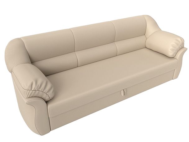 Диван прямой Карнелла (полностью экокожа бежевая) - Вид 5