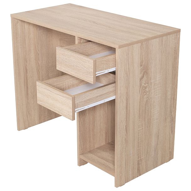 Стол письменный/компьютерный BRABIX "Scandi CD-017", 900х450х750 мм, 2 ящика, дуб сонома, 641895, ЦБ013706-2 - Вид 17