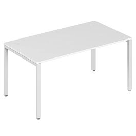 Стол письменный на металлоопорах Trend Metal 160x72x75 белый - Фото предпросмотра