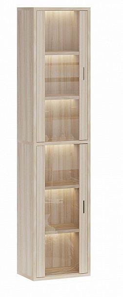 Шкаф-витрина Домино СУ(ш1в2)+2ФС Карамель - Вид 1