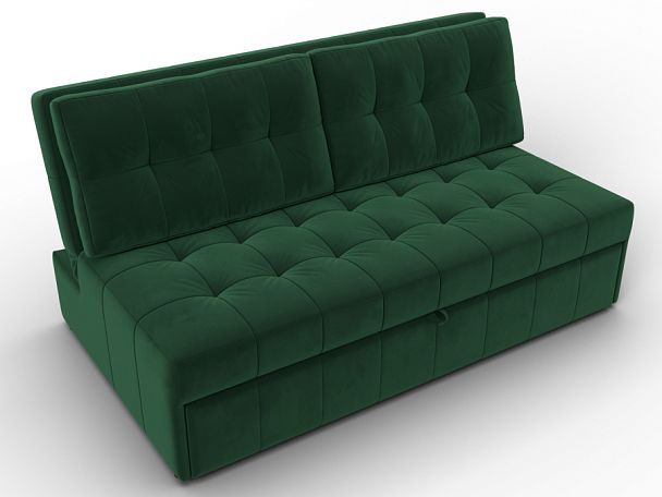Диван прямой Лига-107 (160) Велюр зеленый - Вид 6