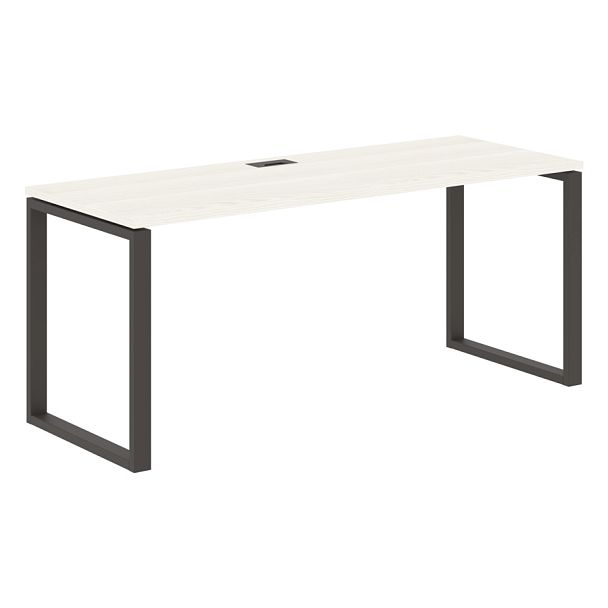 Стол прямой EQST 1767 Ясень Траун/Мокко 1760х670х750 EDIS - Вид 1