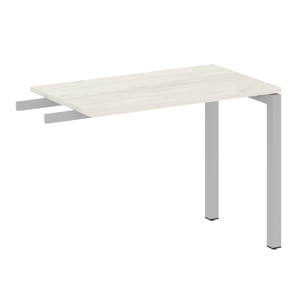 Metal System Quattro Приставной элемент на П-образном м/к 50БП.ПР-3 Дуб наварра/Серый металл 1000*600*750 - Вид 1