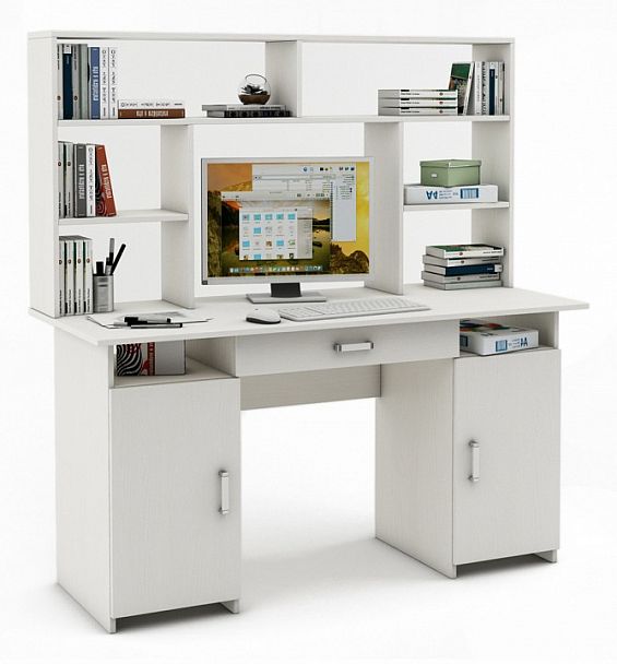 Стол компьютерный Лайт-6Я СН - Вид 1